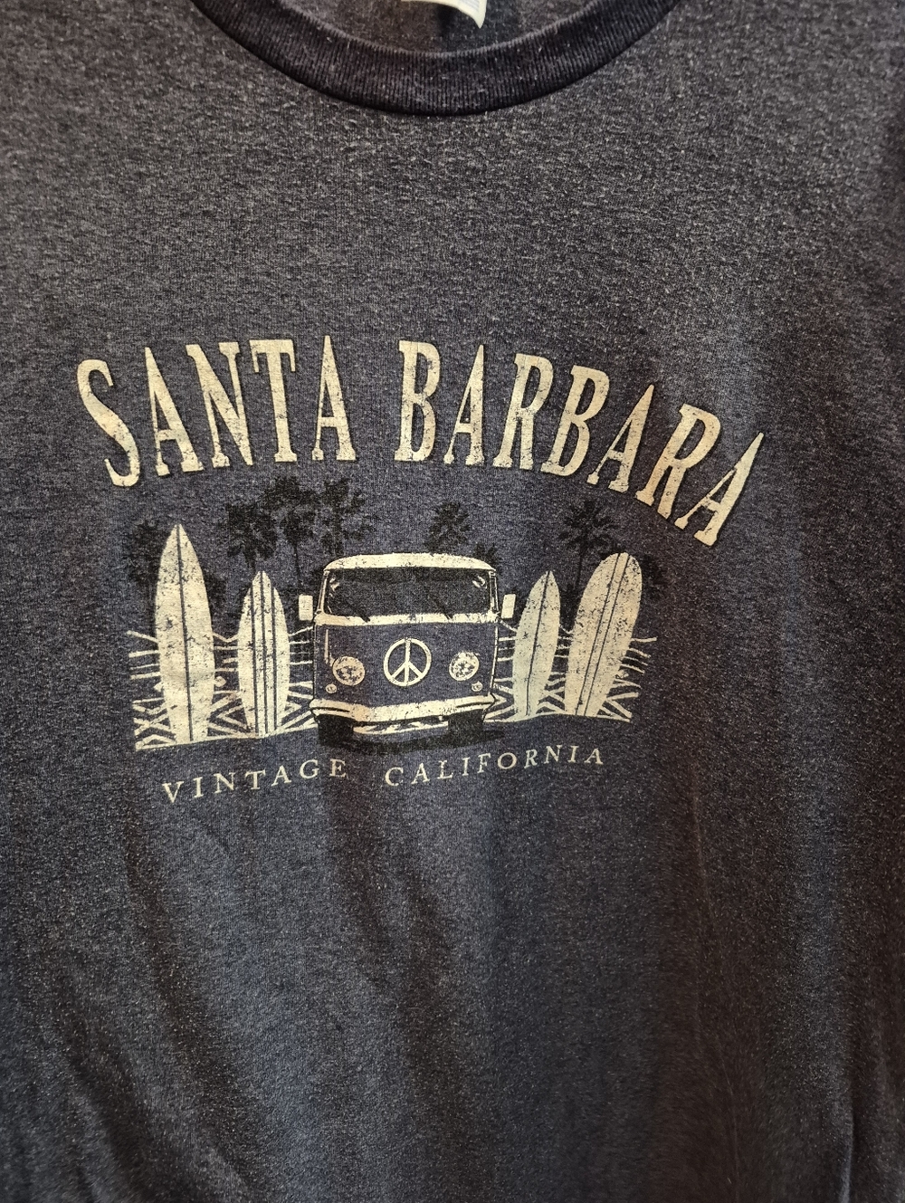 Santa Barbara VW bus tee Shirt